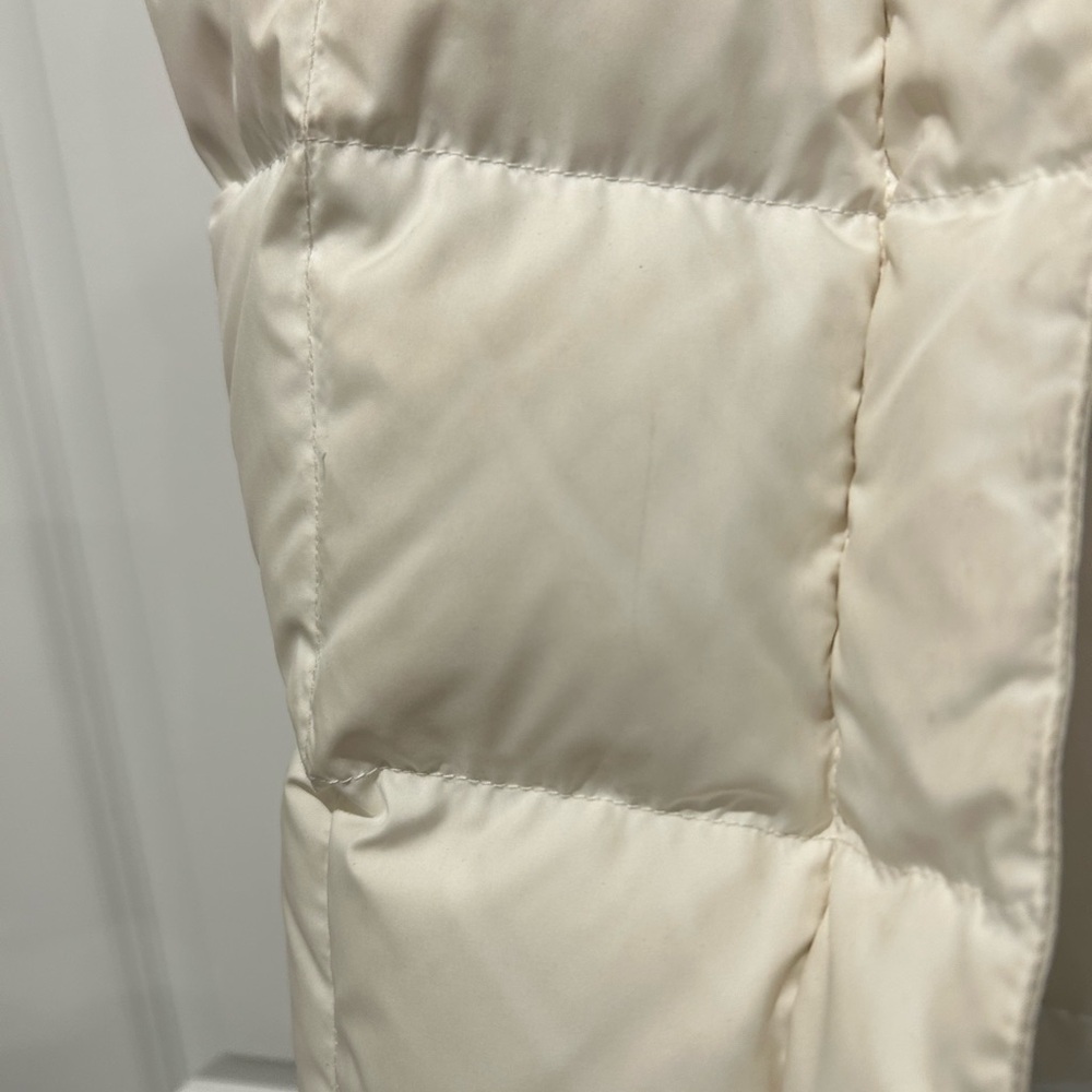 Eddie Bauer Women’s Goose Down Ivory Vest small - Picture 7 of 10